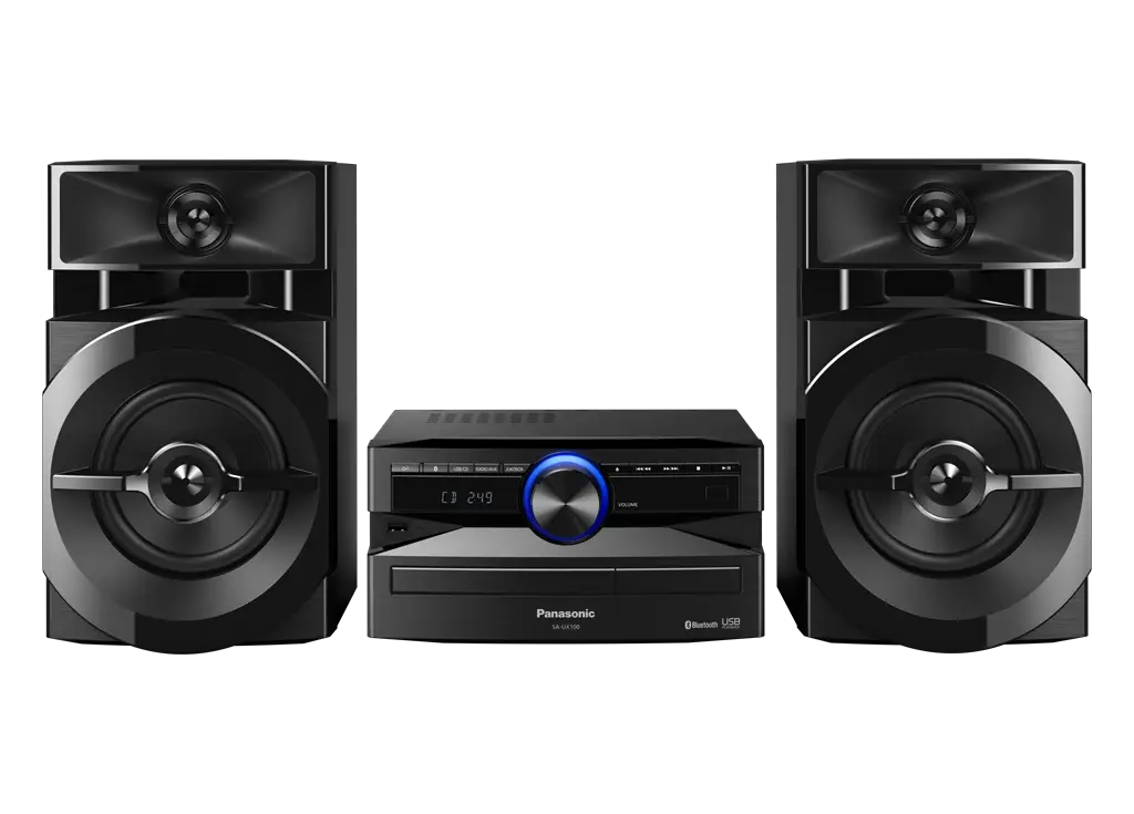 Panasonic 300W Mini Hi-Fi System SCUX100GNK SC-UX100 Retravision