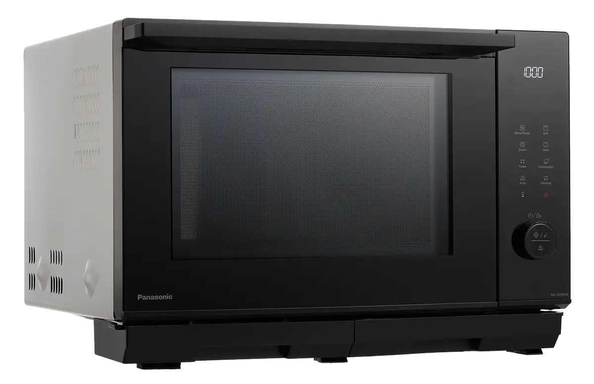 Panasonic NN-DS596MEPG Forno a Microonde Combinato, Tecnologia Inverter, 27  Litri, 1000 W, Modalità Vapore, Grill e Forno, Funzione Turbo Sbrinamento,  Cottura Automatica, Argento : : Casa e cucina