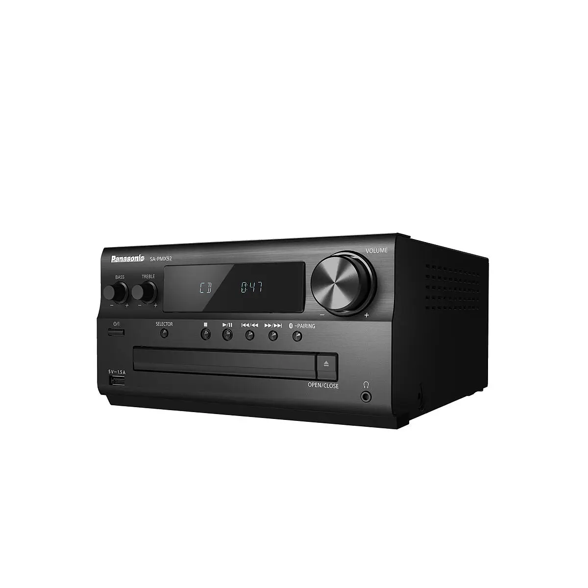 Panasonic Micro 120w Hi-FI Music System (black) - E B Marsh & Son Ltd