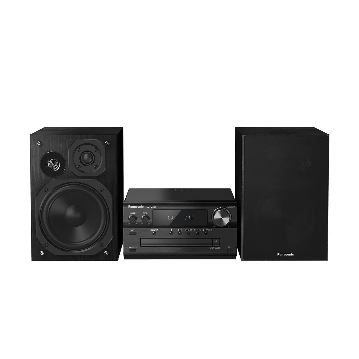 Panasonic Micro 120w Hi-FI Music System (black) - E B Marsh & Son Ltd