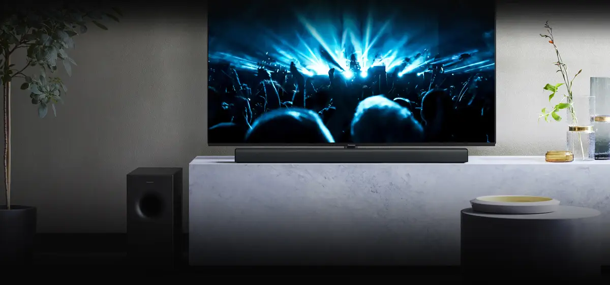 Cinematic Dolby Atmos® Soundbar HTB600 – Panasonic MY