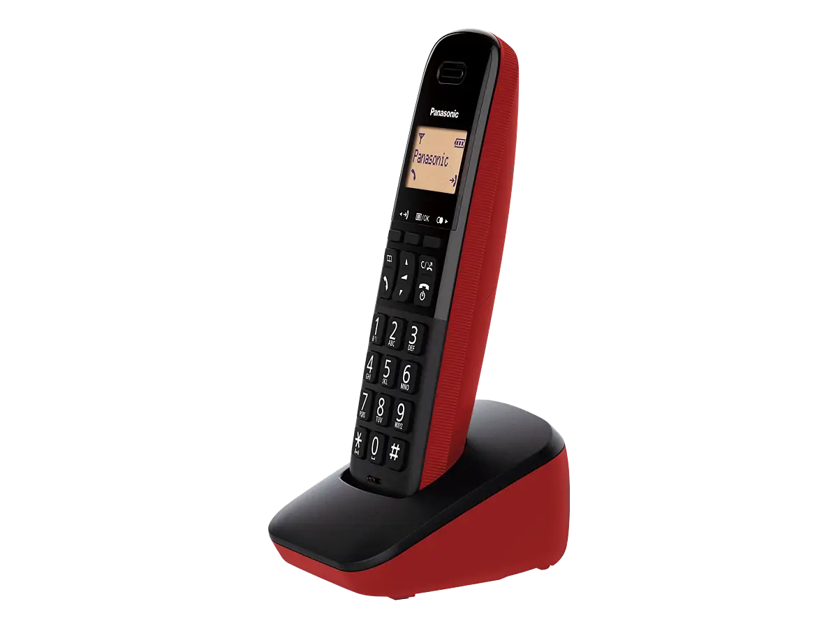 Teléfono inalámbrico Panasonic Dect KX-TGB610SP, color Negro