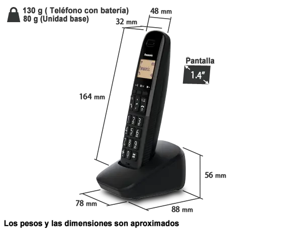 KX-TGC410SPB Teléfonos inalámbricos DECT - Panasonic España
