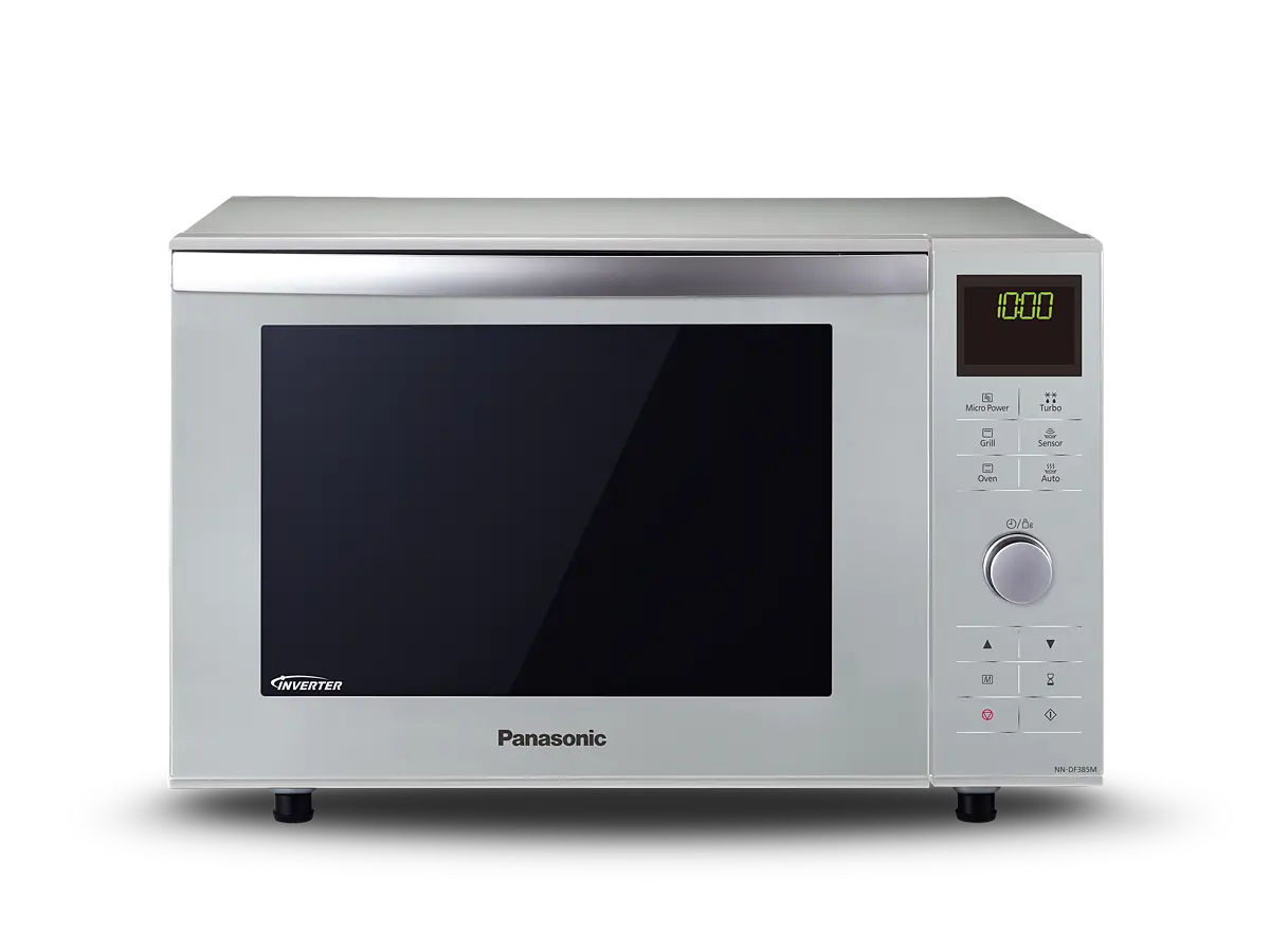 Panasonic NN-DF385M: Inverter-Mikrowelle, Grill und Backofen in einem /  Vielseitig