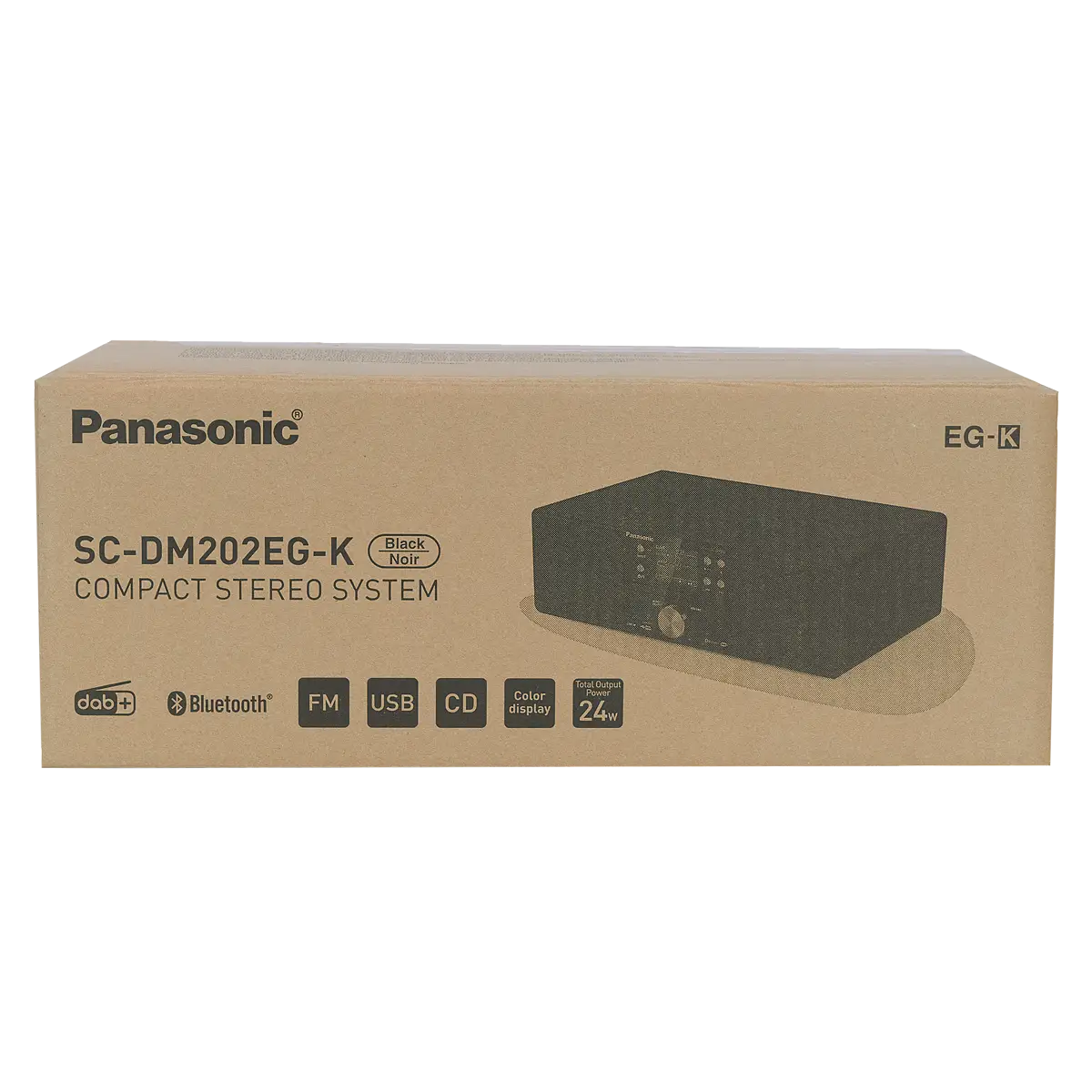 PANASONIC, Audio portatile / hi fi, Stereo cd radio dab+/fm bluetooth,  SC-DM202EG-K - Radio