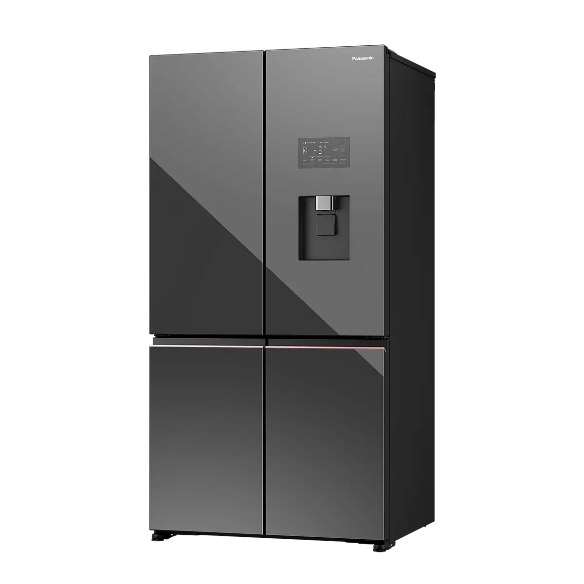 Panasonic NR-XY680YMMS Premium 4-door Refrigerator - Dark Mirror