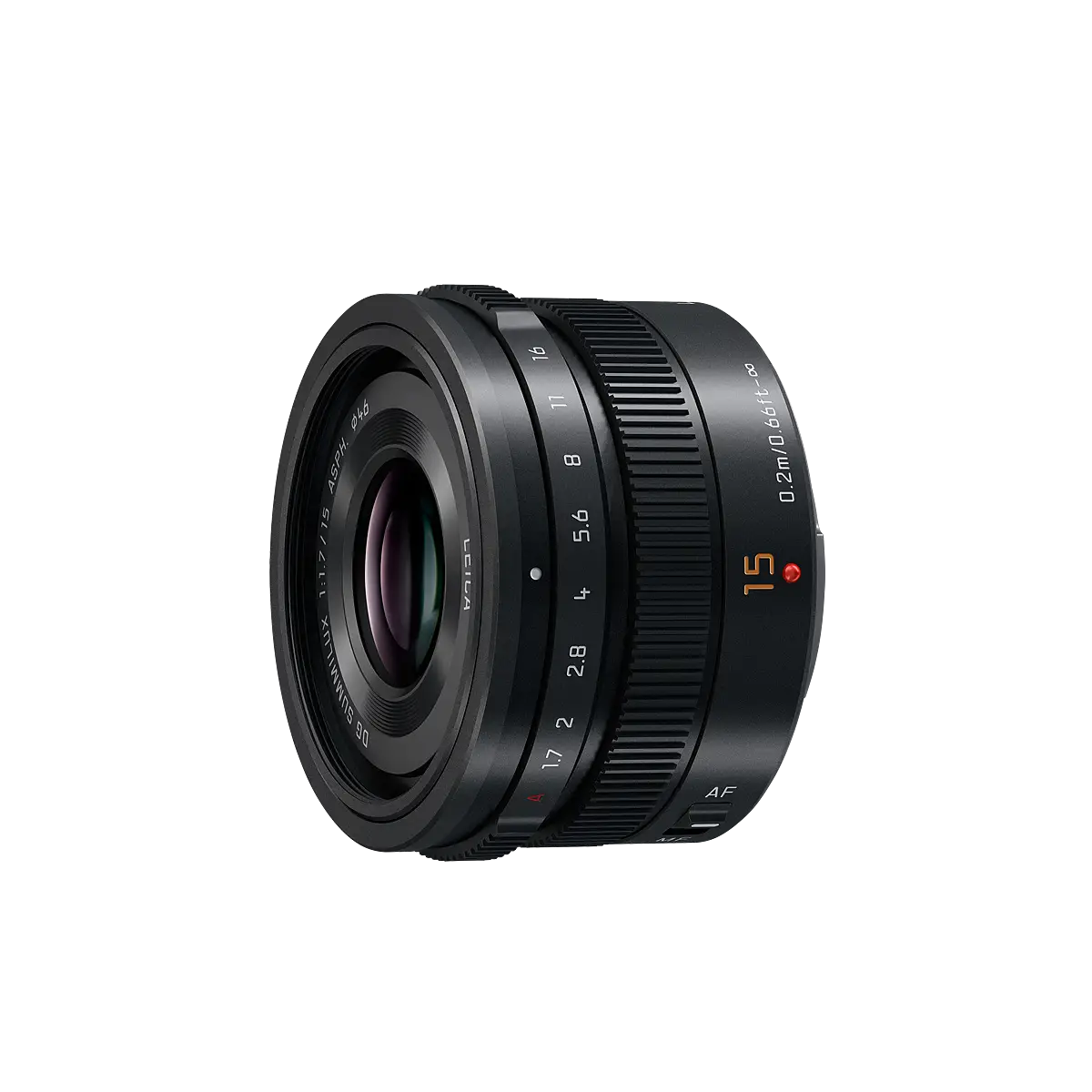 Panasonic Leica DG 15mm F1.7 Summilux Black H-X015E9-K