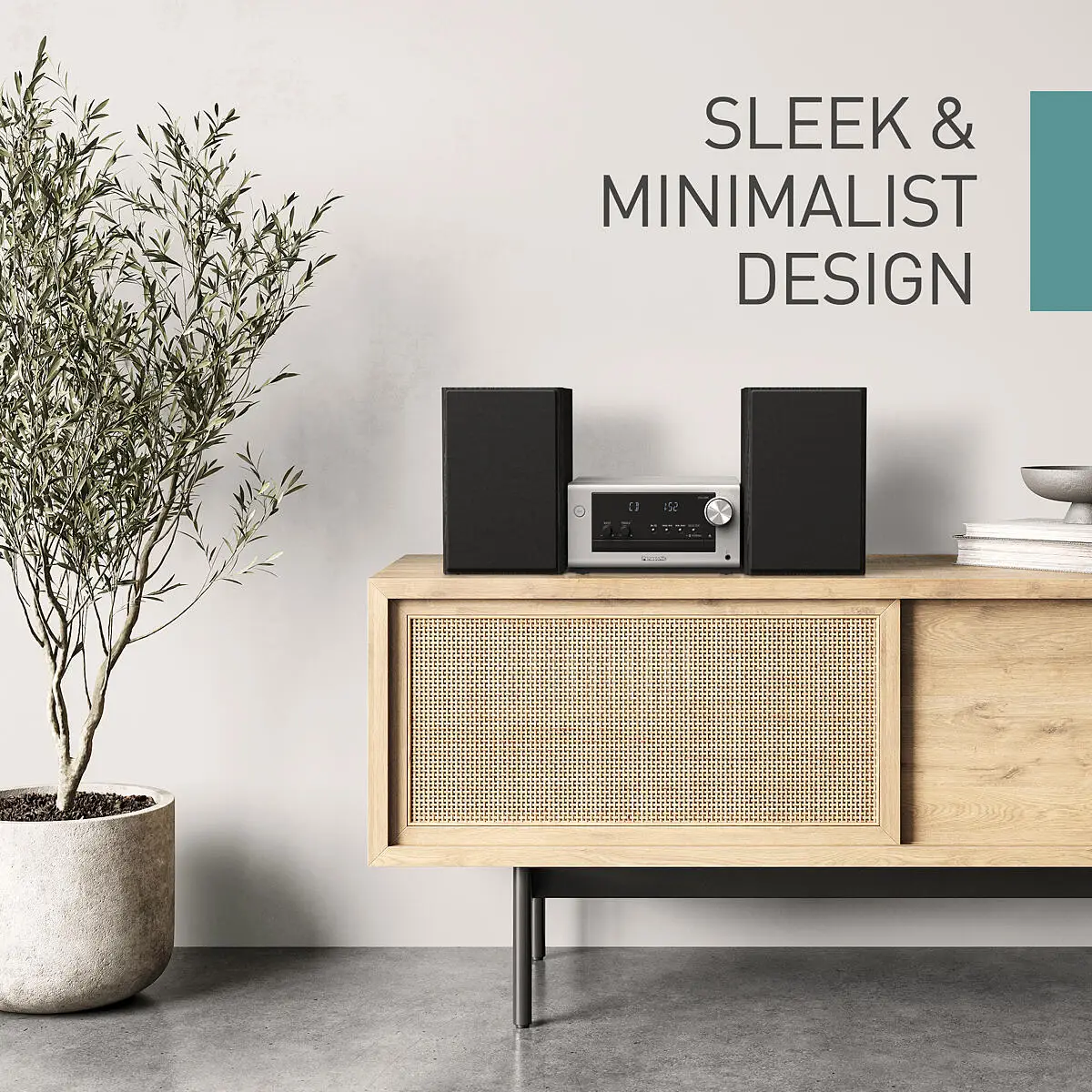 Panasonic SC-PM702 Micro Hi-Fi System with CD, Radio and Bluetooth