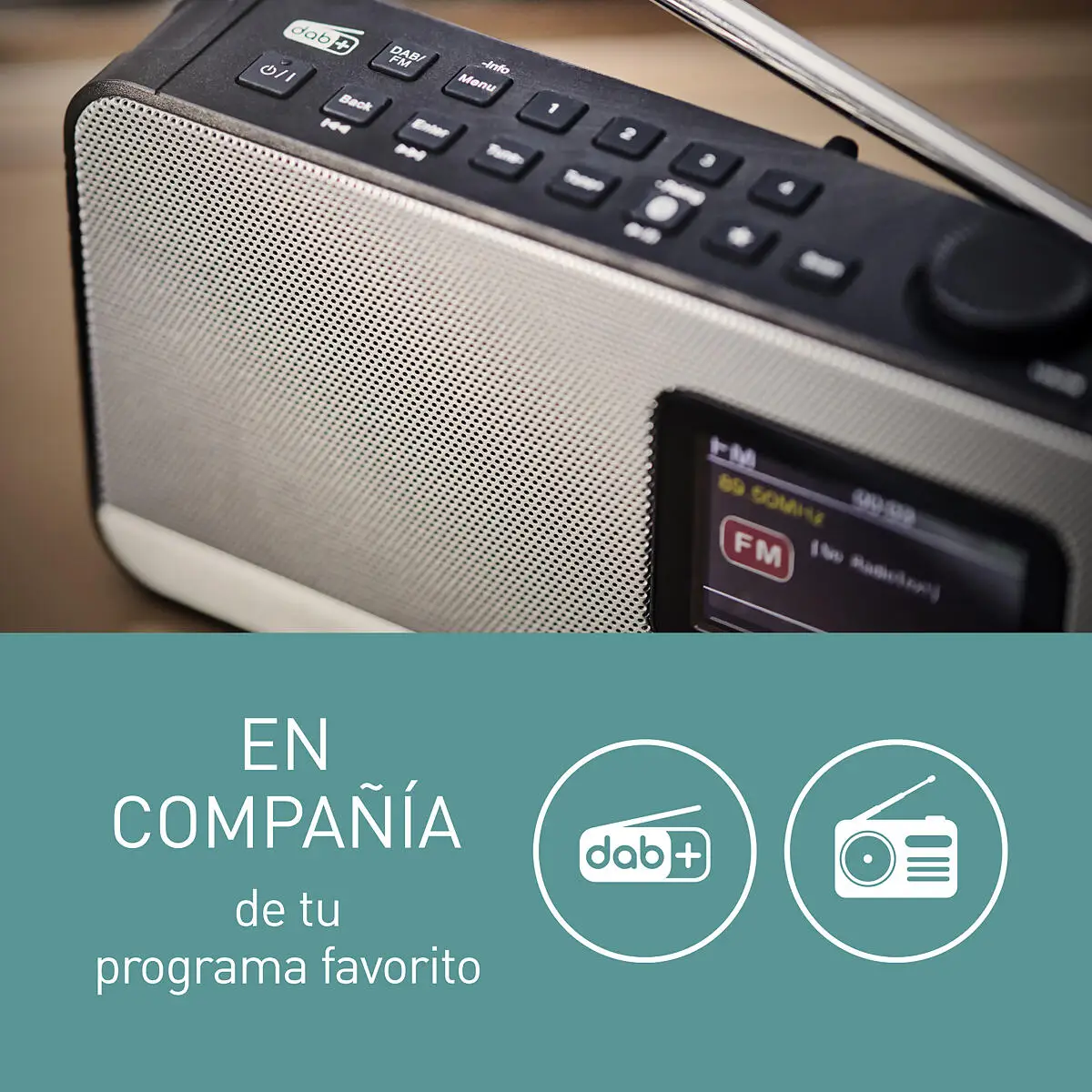 Radio portátil Panasonic RF-2400EG-K · Panasonic · El Corte Inglés