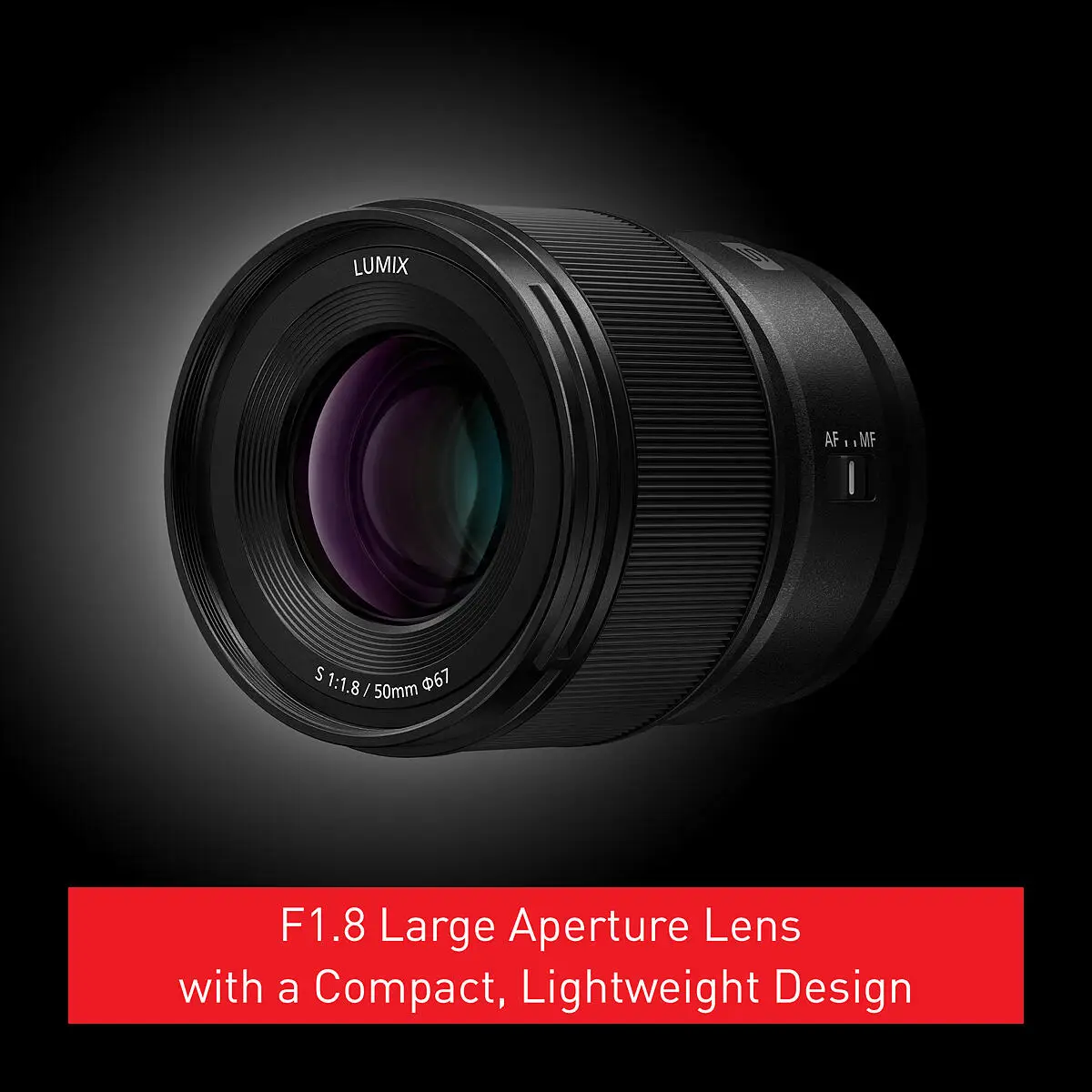 LUMIX S 50mm F1.8 L-Mount Lens S-S50E | Panasonic Store UK