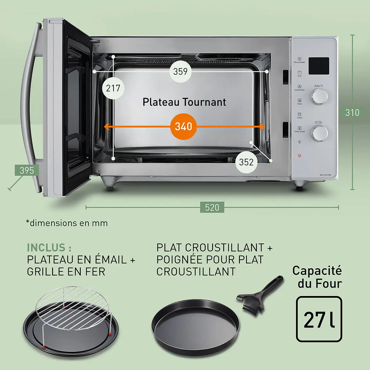 Les 7 meilleurs micro-ondes combinés 2026