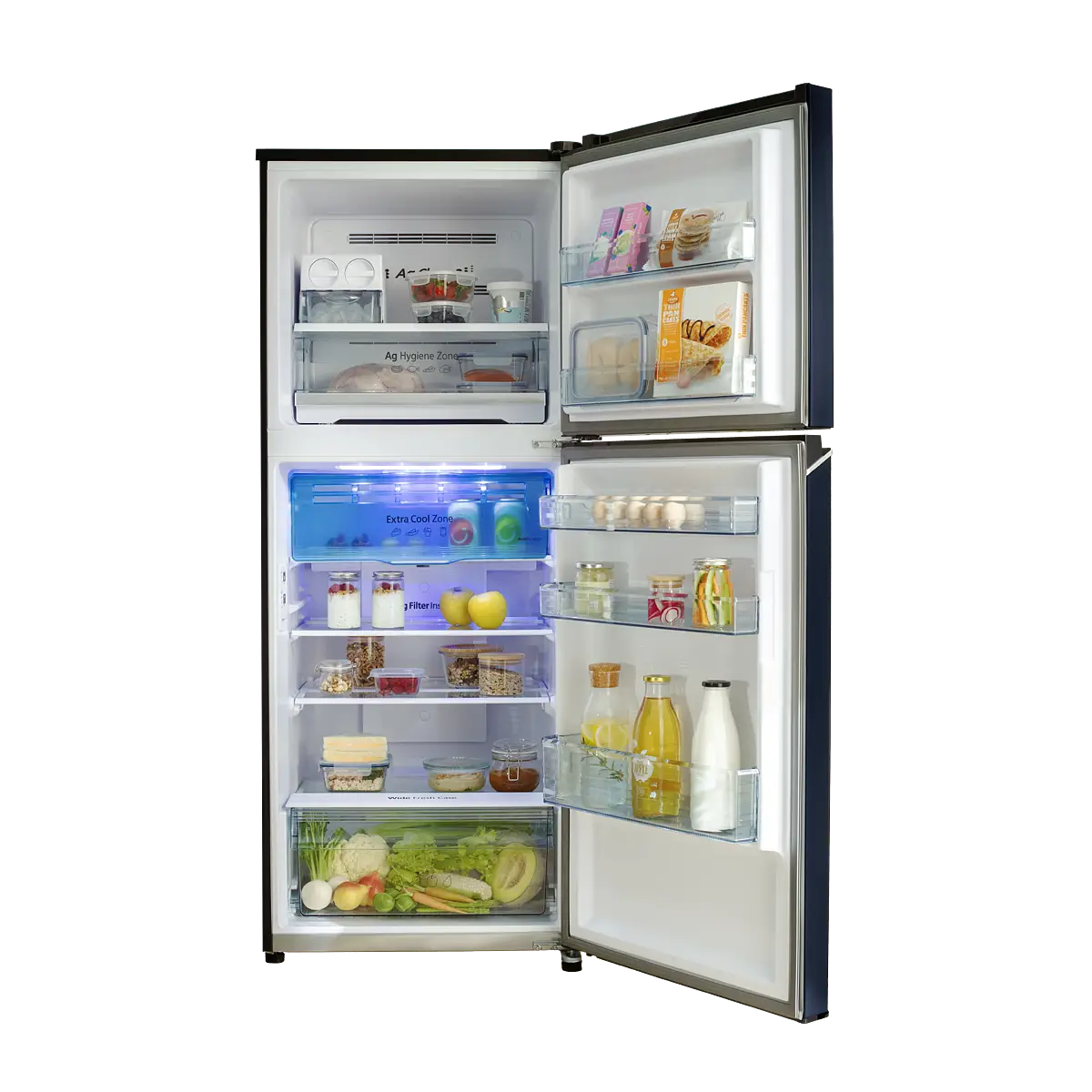 Panasonic 364L 2-Door Top Freezer - Matte Navy Blue (NR-TL381BWAS