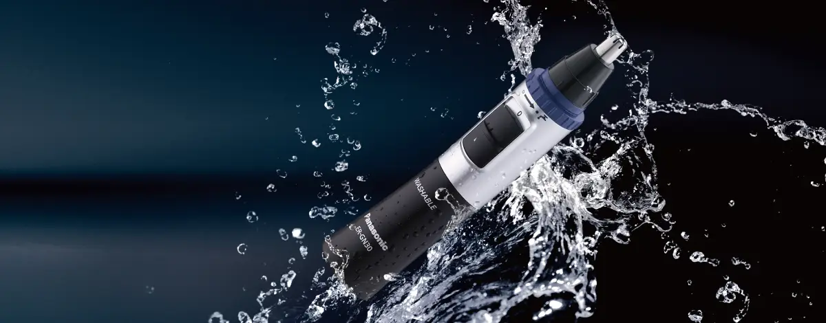 Panasonic ER-GN30-K Wet/Dry Nose Ear Hair Trimmer with Vortex
