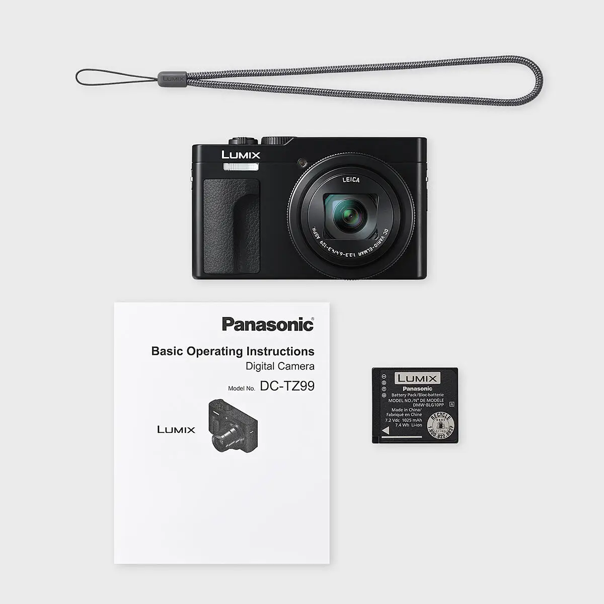 LUMIX TZ99 Travel Zoom Camera with Leica Lens DC-TZ99E-K