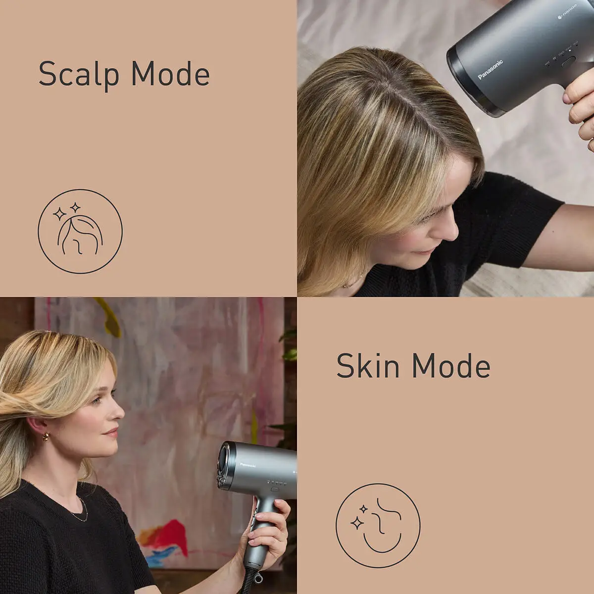 Buy PANASONIC nanocare EH-NA9M-H895 Hair Dryer Dark Grey Currys