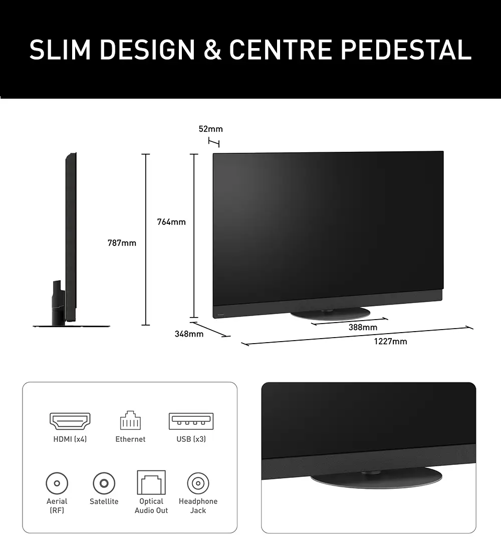 Panasonic TV-55Z95BEB 55 Inch Primary RGB Tandem OLED TV