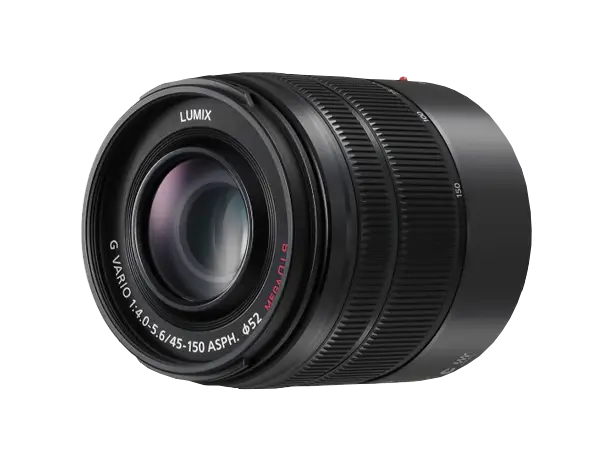 Panasonic Lumix G Vario 45-150mm f/4-5.6 OIS black - Foto Erhardt