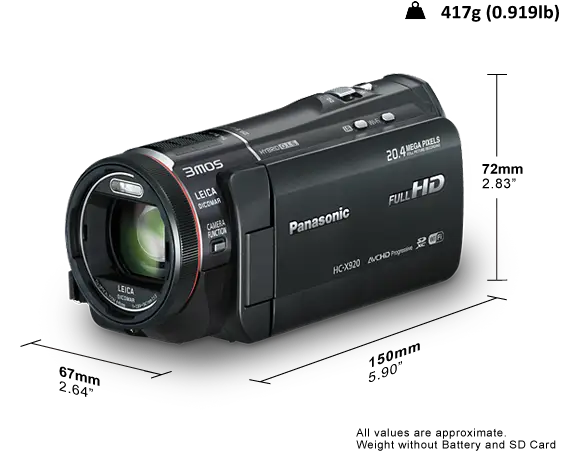 【動作〇】Panasonic FullHD ハンディカメラ HC-X920M Panasonic HC-X920 Unboxing & First Look - YouTube