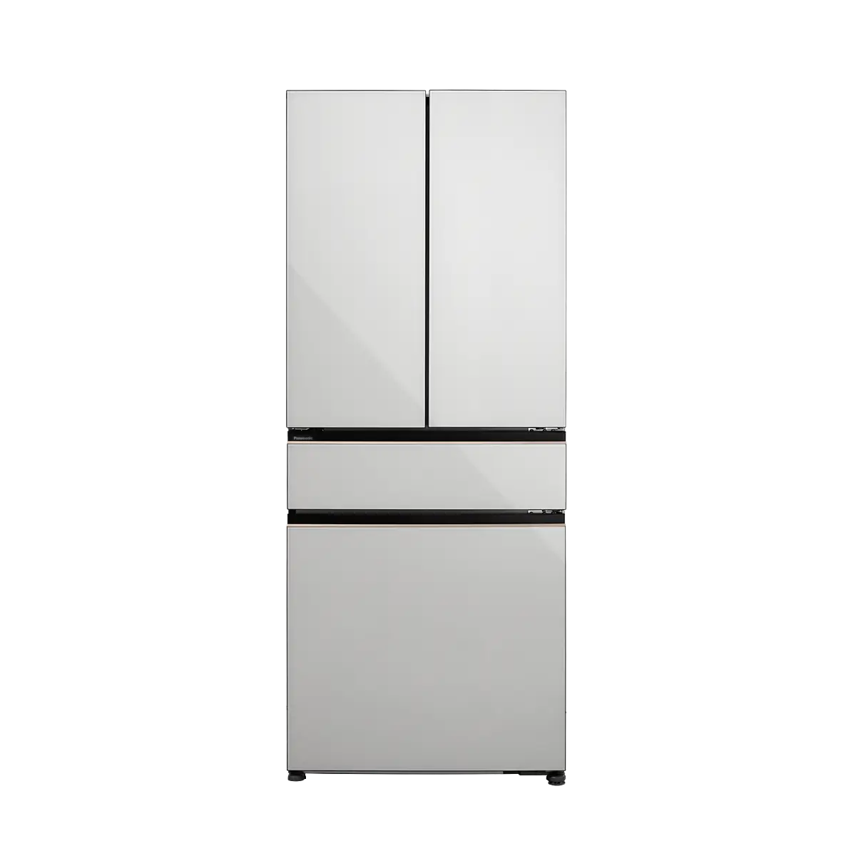 Panasonic 545L 4-Door Fridge - White Glass (NR-YW590XJWS) | Harvey