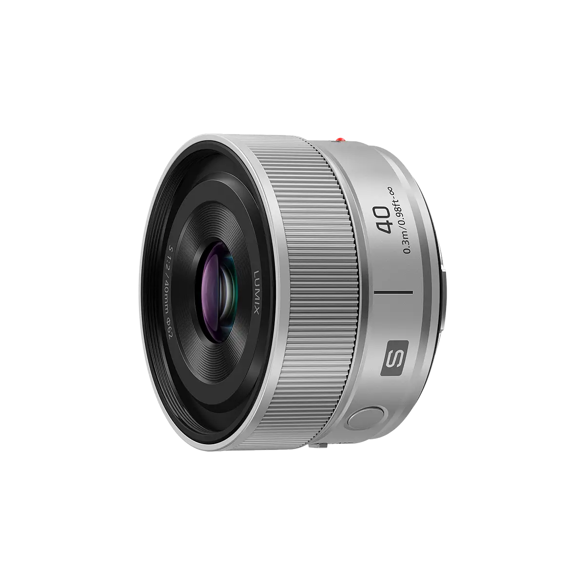LUMIX S 40mm F2.0 Lens L-Mount Silver Panasonic Store UK