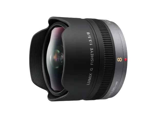 LUMIX G Fisheye 8mm Black Lens H-F008E | Panasonic Store UK
