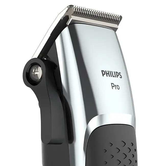 Philips Hairclipper series 5000 Regolacapelli Pro HC5100/15 Motore a bobina  in filo di rame Lame robuste in acciaio Cavo da 2,8 m 7 pettini ad aggancio