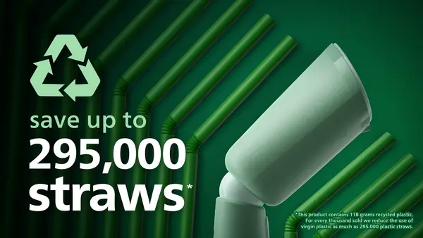 Valmistatud ringlussevõetud plastist