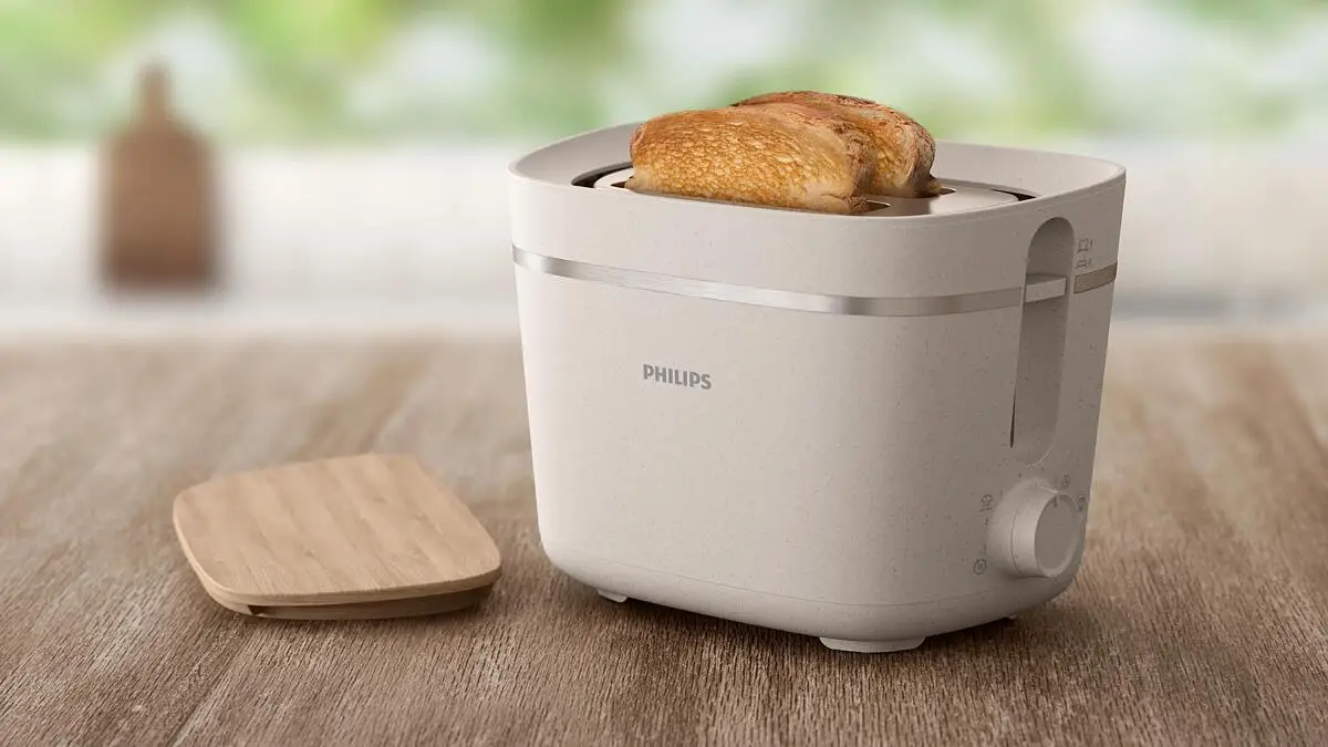 Kompakter 830-W-Toaster mit 2 Toastkammern