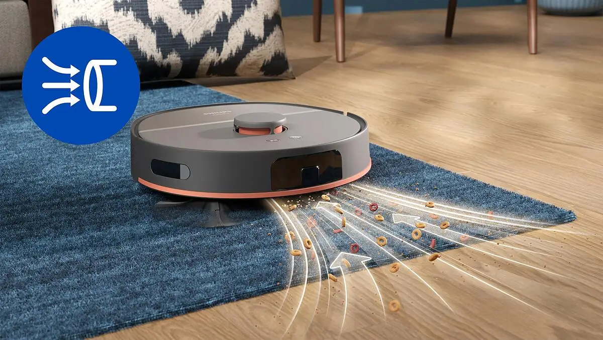 Philips HomeRun 5000 Serisi Çöp Kovalı Robot Süpürge | Evkur