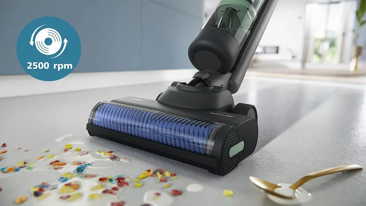 Patentli yüksek hızlı fırçalar: AquaSpin 2500 RPM