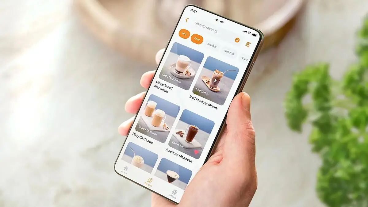 Mühelose, inspirierende Kaffeezubereitung dank der Coffee+ App