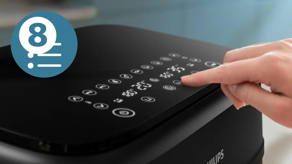 Touchscreen mit 8 Voreinstellungen