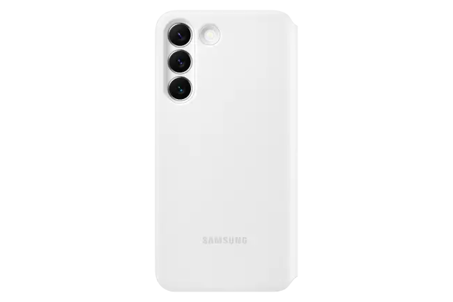 Funda Samsung Galaxy S22 Smart Clear View Blanca - Multipoint