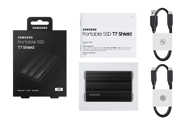 Buy Samsung 1 TB T7 Shield Portable Solid State Drive (SSD) at