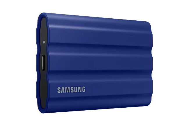 SAMSUNG 1TB T7 SHIELD PSSD BLU MU-PE1T0R/WW | Gain City Singapore