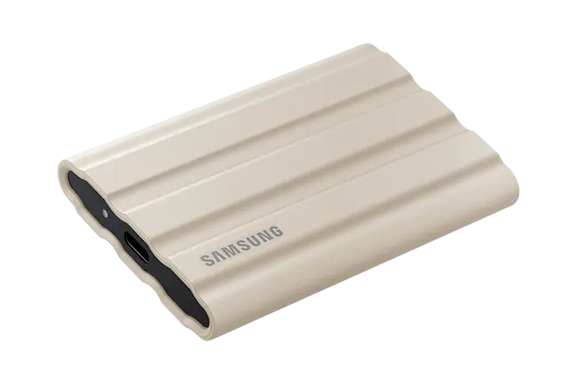 Samsung T7 Shield 2TB Portable SSD -Beige - Canada Computers