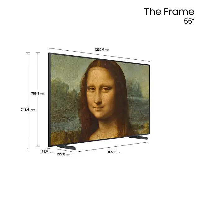 SAMSUNG Special Frame Disney 100 Edition - 55-Inch Class QLED The Frame  Series Quantum HDR, Art Mode, Anti-Reflection Matte Display, Smart TV with  Alexa Built-in – QN55LS03BSFXZC [Canada Version] : : Electronics