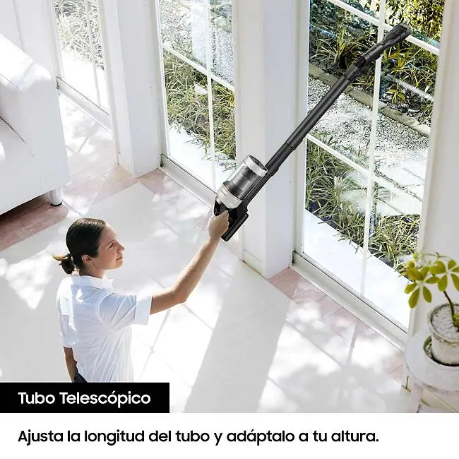 Cepillo giratorio de limpieza de pisos con cerdas en V desmontables y  diseño ergonómico para la limpieza de ventanas de cocinas de baños