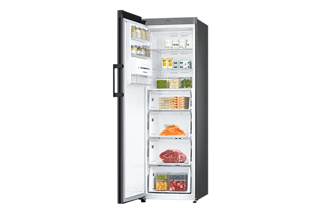 Nevera Refrigerador Nedoca con bebedero dispensador de agua ,bajo consumo  de energía, color plateada 11 cu ft 2 puertas diseño interior…