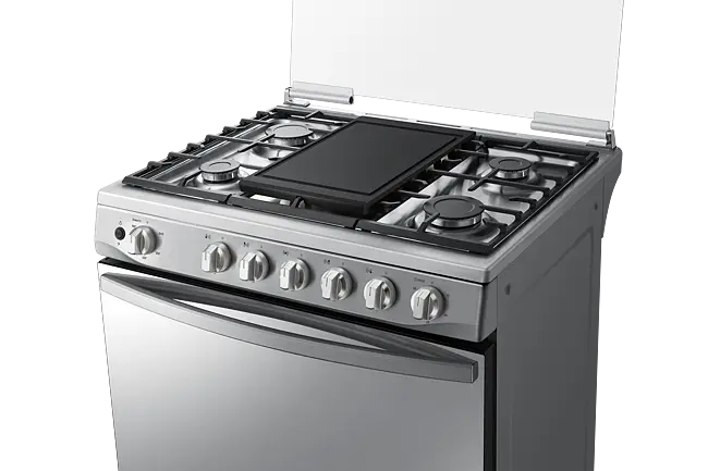 Cocina a Gas 6 Quemadores con Quemador de Triple Potencia