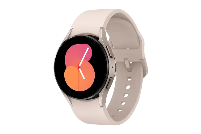 Pink sales gold smartwatch