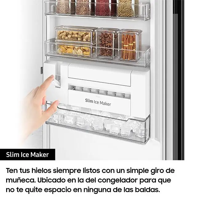 Samsung Congelador Vertical No Frost RZ32M7535B1/ES Negro