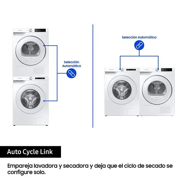 Lavadora secadora Samsung 9 kg / 1.400 rpm con Autodosificación -  WD90T984DSH/S3 · El Corte Inglés