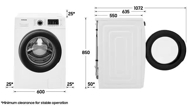 samsung ecobubble ww90ta046ae eu 9 kg