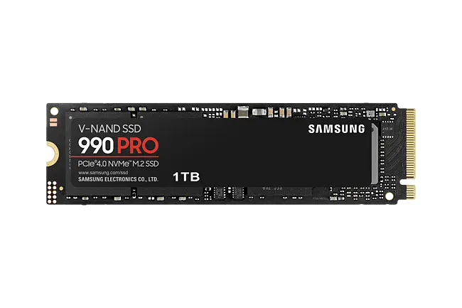 Solid-State Drive (SSD) SAMSUNG 990 Pro, 1TB, PCIe NVMe 4.0 x4, M