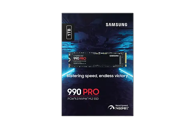 Solid-State Drive (SSD) SAMSUNG 990 Pro, 1TB, PCIe NVMe 4.0 x4, M