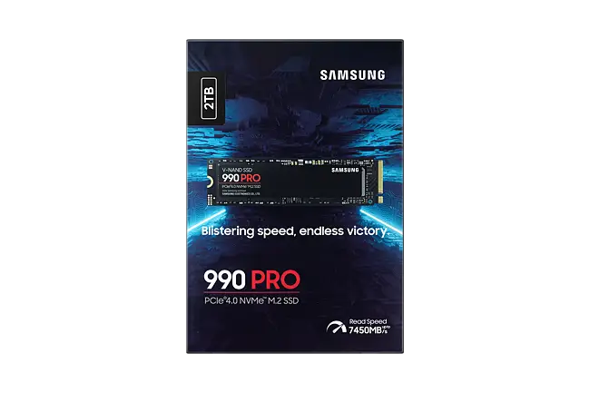 Solid-State Drive (SSD) SAMSUNG 990 Pro, 2TB, PCIe NVMe 4.0 x4, M