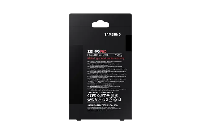 SAMSUNG 990 Pro 2TB M.2 NVMe PCIe 4.0 Solid State Drive