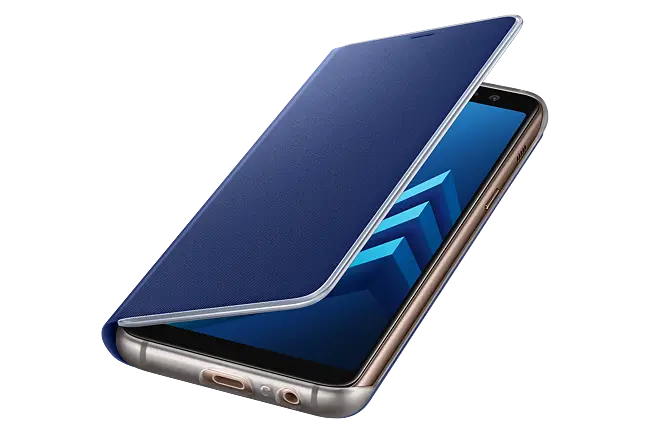 Screen Protectors Samsung Galaxy A8 Neon Flip Cover Asuwish Phone