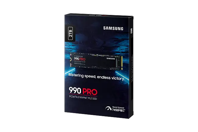 SAMSUNG 990 Pro 1TB Gen4 NVMe SSD 7450MB/s 6900MB/s R/W 1550K/1200K IOPS  600TBW 1.5M Hrs MTBF for PS5 5yrs